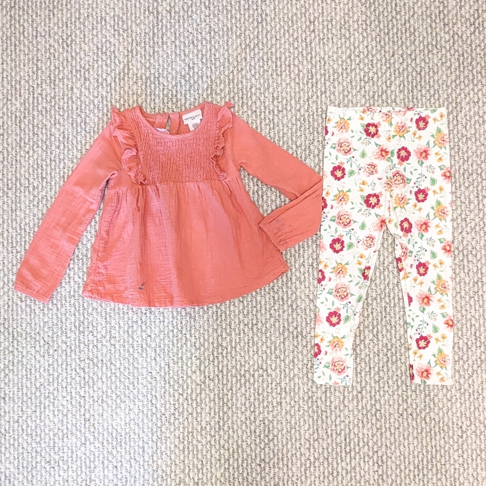 Sincerely Jules Girl Girls 2 Piece Outfit Set - pink, Small (5/6)